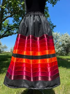 Black Ribbon Skirts Native American, Old Style Fancy Shawl Regalia, Red Ribbon Skirts Native American, Native American Skirts, Native Ribbon Skirt Ideas, Jingle Dress Ideas, Ribbon Skirts Pattern