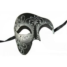 Masquerade Mask Drawing, Masquerade Tattoo, Masquerade Mask Ideas, Masquerade Half Mask, Phantom Of The Opera Mask, Phantom Opera, Masquerade Mask Costume, Half Masks, Masquerade Ideas