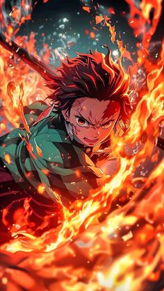 Tanjiro Kamado 🔥🔥🥶 Hanafuda Earrings, Epic Wallpaper, Photo Manga, Whats Wallpaper, Anime Picture Hd, Anime Show, Anime Lock Screen Wallpapers, Wallpapers Anime, 1080p Anime Wallpaper