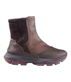 Long loved for their waterproof protection and tough-as-nails durability, our Storm Chaser pull-on boots are now better than ever. Our softest midsole provides exceptional cushioning while the updated outsole offers even more all-weather traction and stability. Order regular shoe size. (For half sizes not offered, order up to next whole size). PFC/PFAS-free durable water repellent (DWR). Warmth: Cozy fleece lining with soft wool in gore area and 200 grams of Primaloft insulation Easy On/Off: Pul Waterproof Ankle Boots Women, Storm Chaser, All Weather Boots, Tough As Nails, Weather Boots, Boots Waterproof, Pull On Boots, Snow Boots Women, Soft Wool