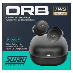 Sway - Comfort Fit Ultra Portable True Wireless Headphones with Power Go Charging Case - - Sway - Comfort Fit Ultra Portable True W.... Brought to you by General Mart