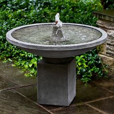 a fountain with water coming out of it