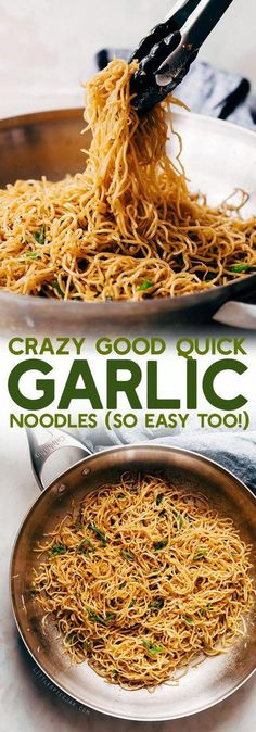 the cover of crazy good quick garlic noodles