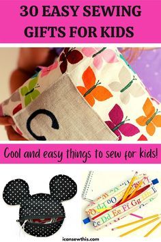 sewing gifts for kids that are easy to sew