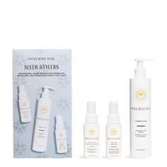 Innersense-Sleek Stylers Set-Hair-SleekStylers_Silo_1000px-The Detox Market | Gluten Free Beauty Products, Hair Care Essentials, Tamanu Oil, Polished Hair, Sustainable Beauty, Detangler Spray, Bouncy Curls, Clean Hair, Natural Beauty Products