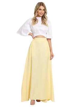 ad eBay - BONDI BORN Grenada Skirt in Yellow Maxi High Waist Size AU 10 With Defects - Buy Now, click the link (eBay) Spring Stretch Yellow Maxi Skirt, Yellow Stretch Maxi Skirt For Spring, Yellow Maxi Skirts, Yellow Maxi, Waist Size, Waist Skirt, Favorite Color, High Waisted Skirt, Maxi Skirt