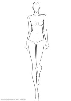 the outline of a woman's body on a white background