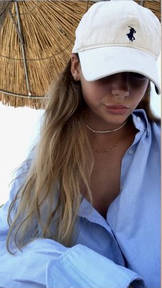 Polo Hat Outfit, Cap Outfit Summer, Ralph Lauren Summer, Ralph Lauren Cap, Ralph Lauren Hats, Ralph Lauren Baseball Cap, Hat Aesthetic, Cap Outfit