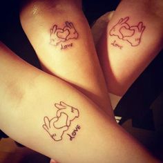 35 AMAZING Mother Daughter Tattoos You Never Knew You Needed | YourTango Matching Disney Tattoos, Daughters Tattoo, Sister Tats, Tattoo Planning, Mickey Hands, Hidden Tattoos, Wild Tattoo