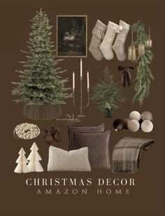 christmas decor is featured in this image