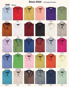 Blend Plain Solid Basic Dress Shirt. It's fast and secure. Cheap Men's Dress Shirt For Business, Cheap Cotton Dress Shirt For Semi-formal Occasions, Best Dress For Men, Solid Color Button-up Business Dress Shirt, Cheap Cotton Semi-formal Dress Shirt, Red Button-up Dress Shirt For Business, Formal Shirt Dress, Dress Shirt And Tie, Suit Shirts