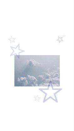 the sky is filled with white stars and some clouds are in the background, as well as an empty space for text