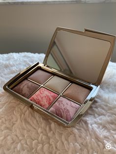 Makeup For Ever Palette, Hourglass Face Palette, Whole Face Makeup, Hourglass Palette, Skin Aesthetic, Hourglass Makeup, Gold Packaging