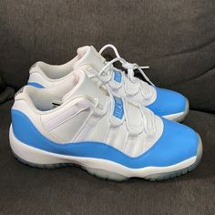 Size 5y Brand New (No Box) Cute Shoes Jordans, Blue Low-top Custom Sneakers With Air Cushioning, Light Blue Low-top Sneakers With Air Cushioning, Blue Basketball Shoes With Air Cushioning And Round Toe, Blue Basketball Shoes With Air Cushioning, Blue Low-top Jordan Shoes, Light Blue Low-top Jordan Shoes, Blue Low-top Sporty Jordan Shoes, Sporty Light Blue Low-top Jordan Shoes