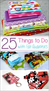 Here are 25 quick and easy sewing projects that can be sewn in under 10 minutes each. Fat Quarter Projects, Diy Sy, Costura Diy, Sewing Projects For Beginners