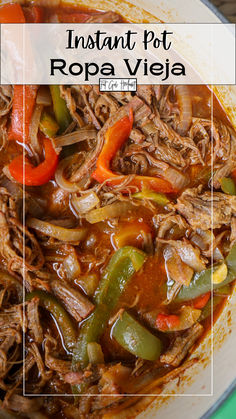 Make this flavorful Instant Pot Cuban Ropa Vieja in less time, with tender, shredded beef simmered in a rich tomato-based sauce with bell peppers, onions, and traditional Cuban spices. Perfect for busy weeknights, this easy-to-make dish brings authentic Cuban flavors straight to your kitchen.