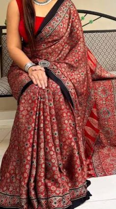 Ajrakh Prints, Insta Pics, Silk Saree, Silk Sarees, Saree, Silk, Quick Saves, Pins