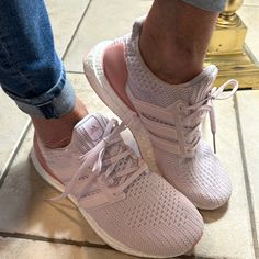 New In Box Addidas Womens Size 8.5 Ultra Boost Dna 4 In Almost Pink Hard To Find Pink Adidas Running Shoes With Boost Midsole, Pink Lace-up Running Shoes With Boost Midsole, Adidas Pink Athleisure Sneakers, Pink Adidas Training Sneakers, Adidas Ultraboost Dna, Ultra Boost, Adidas Women, Athletic Shoes, Womens Sizes