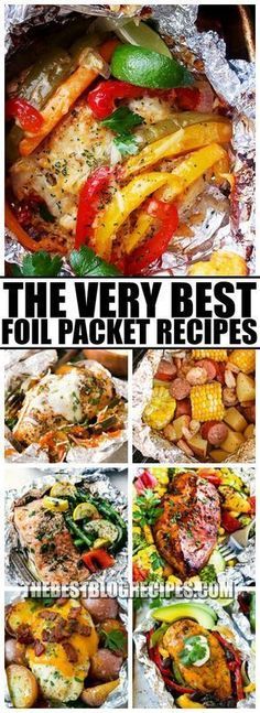 the very best foil packet recipes for grilling, cooking, and eating in less than 30 minutes