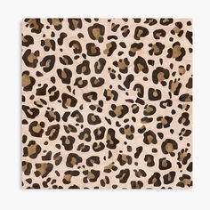 an animal print pattern with brown and black spots