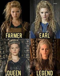 Vikings Ragnar And Lagertha, Lagertha Lothbrok Hair, The Vikings Lagertha, Shieldmaiden Hair, Lagatha Vikings, Shieldmaiden Art, Ragnar Lothbrok Hair, Aslaug Vikings, Viking Lagertha