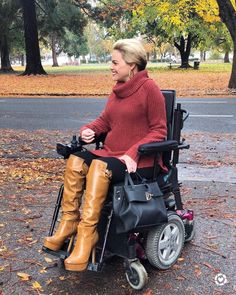 Golden Boots, Wheelchair Fashion, Leg Braces, Fleece Lined Leggings, Lined Leggings, Mobility Aids, Leather Outfit, Cool Boots