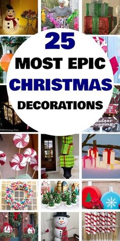 the 25 most epic christmas decorations in this collection are great for decorating your house