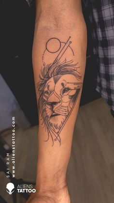 Lion tattoo by aliens tattoo studio Butterfly Tattoo Neck, Arm Tattoos Drawing, Lion Art Tattoo, Tiger Tattoo Sleeve, Tattoo Lion, Lion Head Tattoos, Armband Tattoo Design