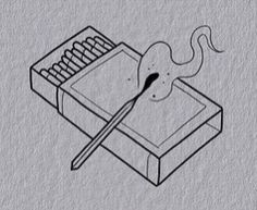 an illustration of a box with chopsticks sticking out of it