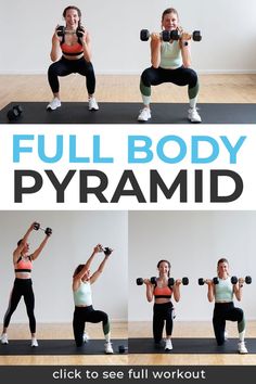 the full body pyramid is an excellent way to build muscle and tone up your muscles