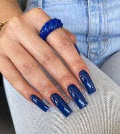 Blue Chrome Nails, Trendy Shades, Blue Chrome, Wow Nails, Blue Acrylic Nails, Minimal Nails, Exotic Nails, Nails Glitter