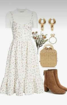 Outfit Ideas Cottagecore, Mode Indie, Cottagecore Clothes, Cottagecore Outfits, Cottagecore Fashion, Cottagecore Style