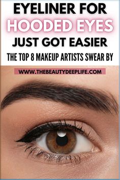 Eyeliner for hooded eyes doesn't have to be a struggle! But before you even attempt to try application on your hooded eyelids you need to first make sure you have the right type of eyeliner, one with all the right features for your particular eye shape...We've rounded up the best options that give you better control and make it much easier to apply without smudging or getting transfer onto your lid. Check them out! 