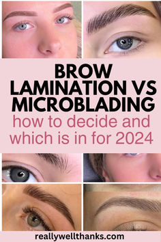 If you know you want to change your brows but you don't know how, this post is for you! We go over filling in eyebrows, microblading eyebrows styles, brow lamination before and after, and then microblading benefits and brow lamination benefits. We go over ombre brows vs microblading too. How much eyebrow hair you have will help you decide which is better for you. This post also looks at eyebrow trends 2024 to help you decide if that matters to you. How long does microblading eyebrows last? Brow Tint Vs Microblading, Eyebrow Tattooing Permanent Makeup, Eyebrow Shaping And Tint, Best Microbladed Eyebrows, Micro Blading Before After, Brow Lamination Black Women, Eyebrow Microblading Before After, Eyebrow Microblading Shapes, Microblading Benefits