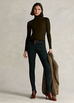 Chic Dressing, Preppy Women, Suede Pants, Polo Ralph Lauren Women, Clothes Horse, Google Shopping, Normcore, Pants For Women, Ralph Lauren