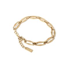 Gold, glam and gorgeous, our Leo Chain Bracelet is making an entrance! With unique style chain links and a cool statement feel, Leo is the perfect addition to dress up all your summer looks this season. Pair it with the matching Leo Necklace to complete the look.  14k Gold Plated (1 Micron Thick) Stainless Steel Base E-coating for a premium finish Lead & Nickel Free Measurements: 16cm + 4cm Extension CARING FOR YOUR AOE JEWELS At Arms Of Eve, we take great pride in the quality of all our jewels. Leo Necklace, Gold Glam, Stacked Earrings, Stacked Necklaces, Chain Links, Affordable Jewelry, Bracelet Stack, Jewelry Bags, Summer Looks