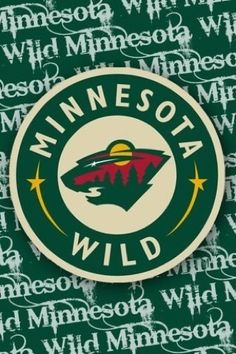 the minnesota wild logo on a green background