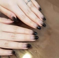 Origin: CN(Origin) Application: Finger Nail Length: 1.6-0.8 Quantity: 24pcs Model Number: ZFN002 Nail Width: 1-0.6 Material: Plastic Item Type: False Nail Type: Full Nail Tips #black #nail #design #ideas Black Nail Design, Full Nail Tips, Short Fake Nails, Nail Type, Black Gradient, Nail Design Ideas, Coffin Nails Long, Ballerina Nails