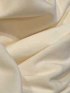 the white fabric is very soft and smooth