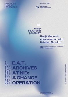 a poster with the words eat - t archivess at and a change operation