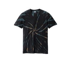 Buy the Port & Company® Tie-Dye Adult T-Shirt at Michaels. com. Colorfully cool, this groovy tee is a surefire way to stand out from the crowd. Starting with a prepared-for-dye blank (which has no optical brighteners or bleaches) and cotton thread ensures vibrant color and a standard fit. Colorfully cool, this groovy tee is a surefire way to stand out from the crowd. Starting with a prepared-for-dye blank (which has no optical brighteners or bleaches) and cotton thread ensures vibrant color and Groovy Tees, Black Galaxy, Tie Dye Shorts, Tie Dye Patterns, Tie Dye T Shirts, Unique Charms, Ties Mens, Cotton Thread, Dye T Shirt