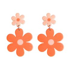 PRICES MAY VARY. ✲【UNIQUE DESIGN】 These floral daisy earrings are the epitome of 1960s fashion. Available in a total of four colors. These gorgeous colors work together to create a retro sophisticated atmosphere and make you the center of attention in the crowd. ✲【GREAT QUALITY】 These earrings are made of high quality alloy and acrylic, nickle free, lead free, durable and comfortable to long time wear. ✲【SIZE AND WEIGHT】 In the third picture, there are accurate size and weight data. ✲【OCCASIONS】 70s Themed Earrings, Cute 70s Earrings, Retro Umbrella, Dangle Earrings Boho, Sweet Earrings, Bohemian Flowers, Hippie Love, Hippie Earrings, Daisy Earrings