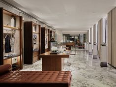 Tony Chi, Hong Kong Hotels, Rosewood Hotel, Wood Columns, Limestone Wall, Twin Shower, Harbor House, China Hong Kong, Architectural Photographers