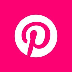 the pinter logo on a pink background with white letters and an arrow in the center