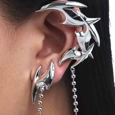 All Products · NEW ARRIVAL · Online Store Powered by Storenvy Mens Silver Jewelry, Punk Earrings, Punk Accessories, Grace Jones, Dance Jewelry, Punk Vintage, Gothic Accessories, Alloy Earrings, Estilo Hip Hop