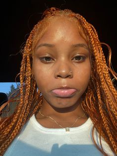 Curly Hair For Women, Twist Hairstyle, Hair Styles Braids, Styles Braids, Ginger Hair Color, Hair For Women, Cute Box Braids Hairstyles, Protective Hairstyles Braids