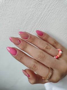 Barbie Asthetic Nails, Barbie Nails Easy, Summer Nails Barbie Pink, Easy Barbie Nails, Pink Nail Designs Barbie, Subtle Barbie Nails, Barbie Inspo Nails, Barbie Nails Design Ideas Almond, Barbie Nails Ideas