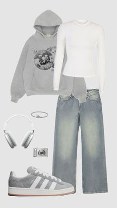 Grils Outfit, Trendy Outfit Ideas, Outfit Inspo Casual, Cute Lazy Day Outfits, Fits Clothes, Trendy Outfit, Stockholm Fashion, Swaggy Outfits