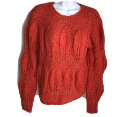 Topshop Orange/Red Wool Blend Chunk Knit Sweater New With Tags Size 4-6 Womens As. Condition Is "New With Tags". Shipped With Usps Priority Mail. Super Cute And Comfortable. Excellent Condition Original Price Is $68 Red Wool, Orange Red, Colorful Sweaters, Priority Mail, Sweater Outfits, Knit Sweater, Wool Blend, Knitted Sweaters, Topshop