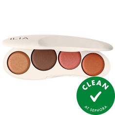 A limited-edition, all-in-one face palette with weightless, blurring powders to blush, bronze, and highlight.Highlighted Ingredients: - Edelweiss Extract: Multi-tasking flower extract that hydrates, smooths, and refines skin.- Winged Kelp Extract: Restores luminosity, helping skin look more youthful. - Plant-Based Squalane: Seals in moisture and boosts elasticity without clogging pores. Ingredient Callouts: These products are vegan, gluten-free, cruelty-free, and come in recyclable packaging.What Else You Need to Know: Glow deeply this season by adding warmth, radiance, and otherworldly dimension to skin with sea-inspired shades of blush, bronzer, and highlighter that last up to eight hours. Housed i Cheek Palette, Face Palette, Sea Inspired, Clogged Pores, Flower Extract, Multi Tasking, Bronzer, Vegan Gluten Free, Highlighter